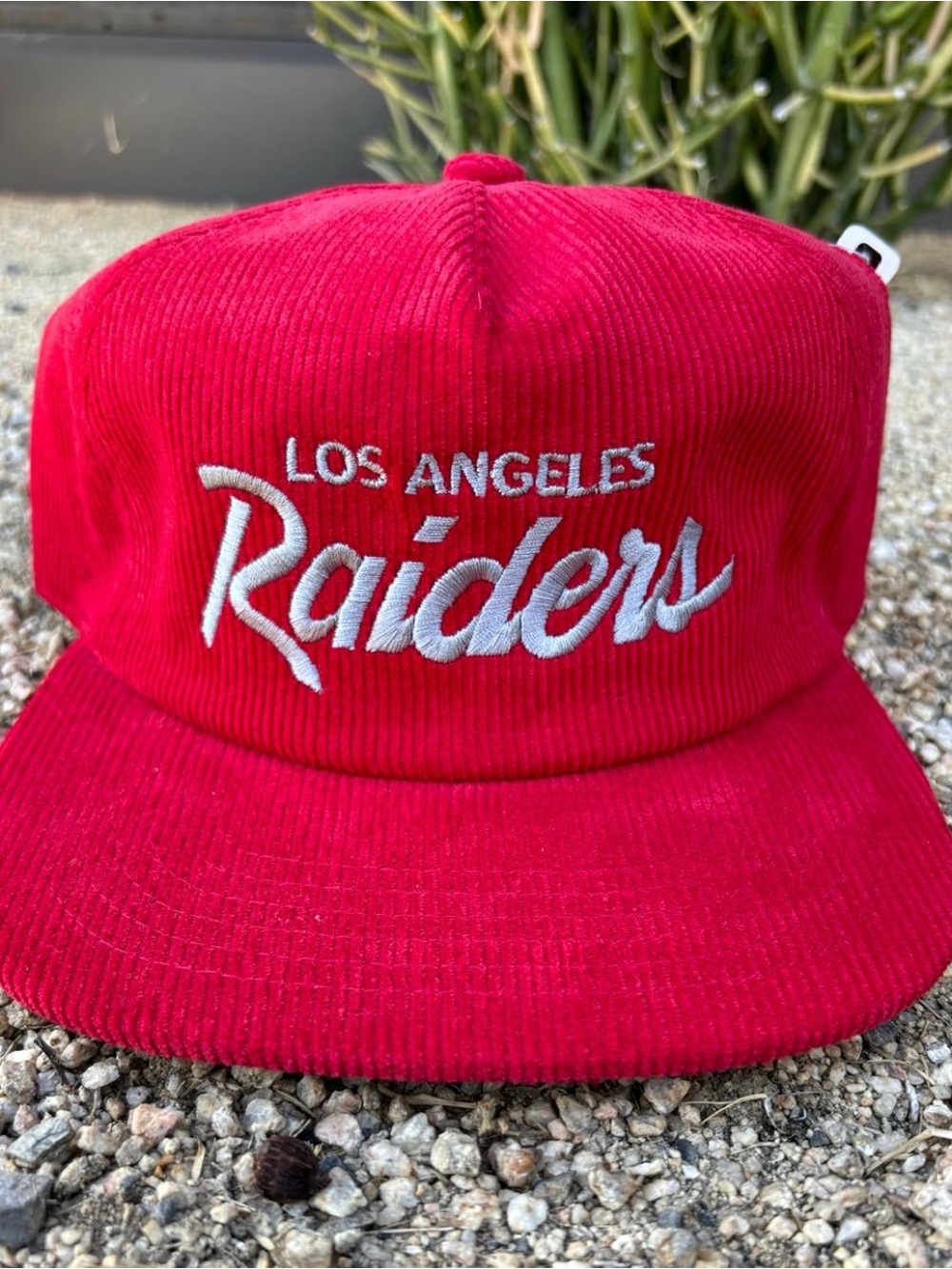 New Embroidered Los Angeles Raiders Corduroy SnapBack